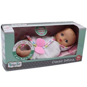 Baby's First Doll, Bathtime With Baby Softina, Machine Washable Doll, Lifelike